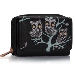 Peněženka Fashion Only Owl – černá černá