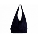 Kabelka Sylva shopper kožená – navy