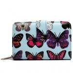 Peněženka LULU Butterfly – modrá