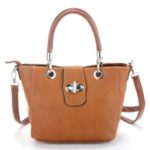 Kabelka Borse Milano Mini Tote – hnědá