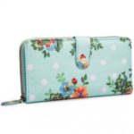 Peněženka Floral Vintage Long – světle modrá