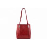 Kabelka batoh Cereta kožená – červená červená