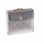 Elegantní malá dámská peněženka se stříbrnými ušními dráty