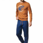 Pánské pyžamo 39252 Atlas orange – HENDERSON
