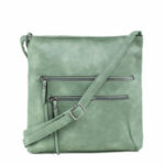 Zelená dámská taška s kapsami