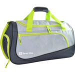 Fitness taška Semiline BSL146-5 Grey/Graphite/Green