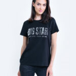 Big Star T-shirt_ss T-shirt 152078 Black Knitted-906