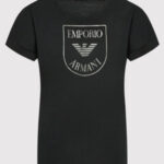 Dámské triko s krátkým rukávem – 164340 2R255 00020 – černá – Emporio Armani