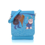 Crossbody Little Dog modré