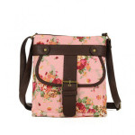 Crossbody Vintage Flowers – růžová