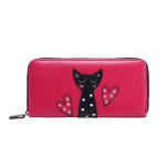 Stylová peněženka Black Cat – červená